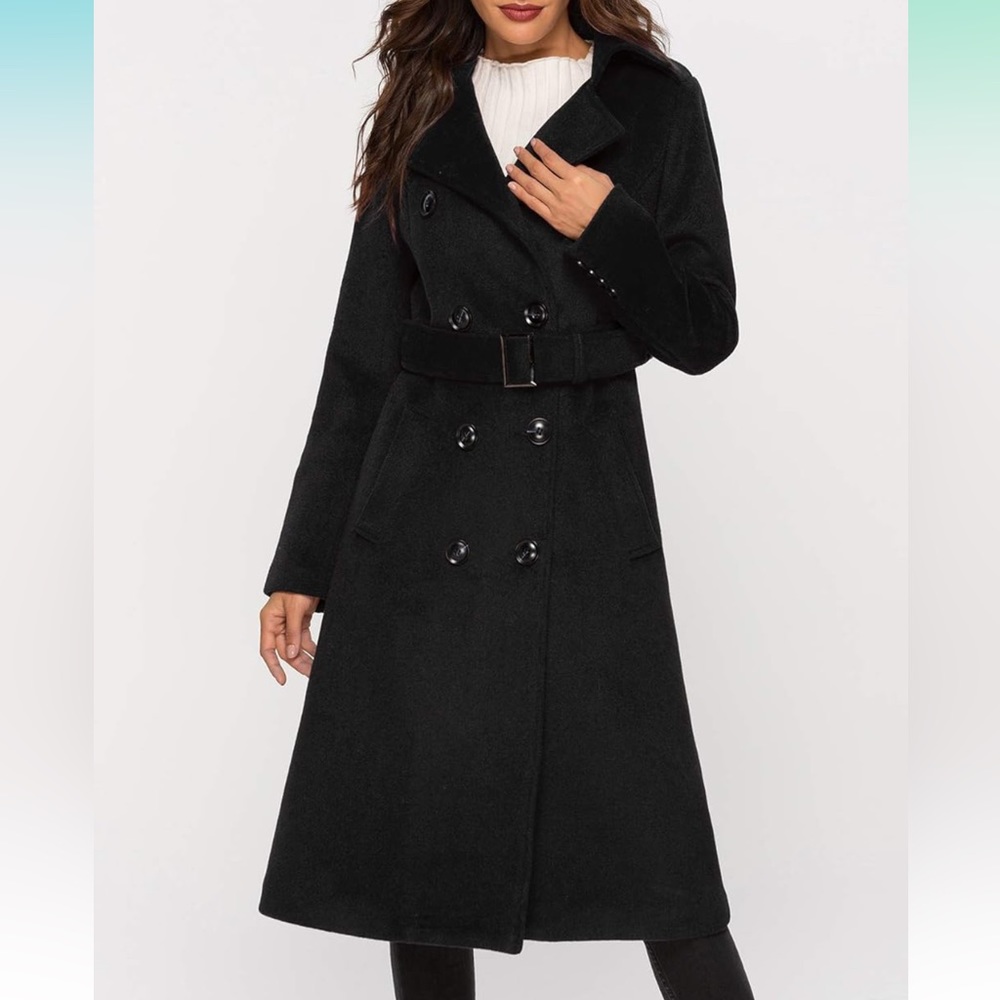 Escalier Wool Coat, Womens, Size Large, NWT